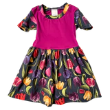 Bumblito Flutter Sleeve Dress