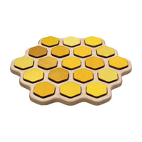 Mirus Toys Double sided Honey bee puzzle - honeycomb - bee life cycle - types of bees