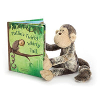 Jellycat Mattie's Twirly Whirly Tail Book RETIRED