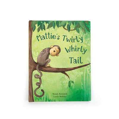 Jellycat Mattie's Twirly Whirly Tail Book RETIRED