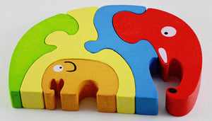BEGIN AGAIN ELEPHANT FAMILY PUZZLE