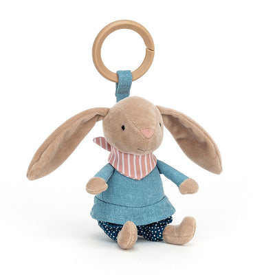 Jellycat Little Rambler Bunny Rattle RETIRED