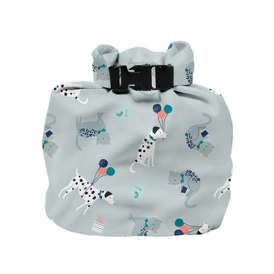Bambino Mio Miosoft Mutandina Contenitiva Impermeabile, Taglia Medium (7-9 Kg), Colore Berry, Morbida E Regolabile Con Velcro