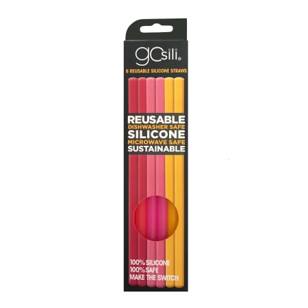 GoSili Reusable Silicone Straws - Packs