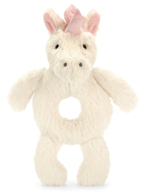 Jellycat Bashful Unicorn Ring Rattle