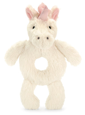 Jellycat Bashful Unicorn Ring Rattle