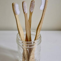 Mariposah Bamboo Toothbrushes 4 pk