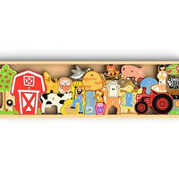 Begin Again Toys The Farm A-Z Puzzle & Playset